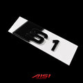 2014-2018 Audi S1 rear boot badge “S1” - BLACK
