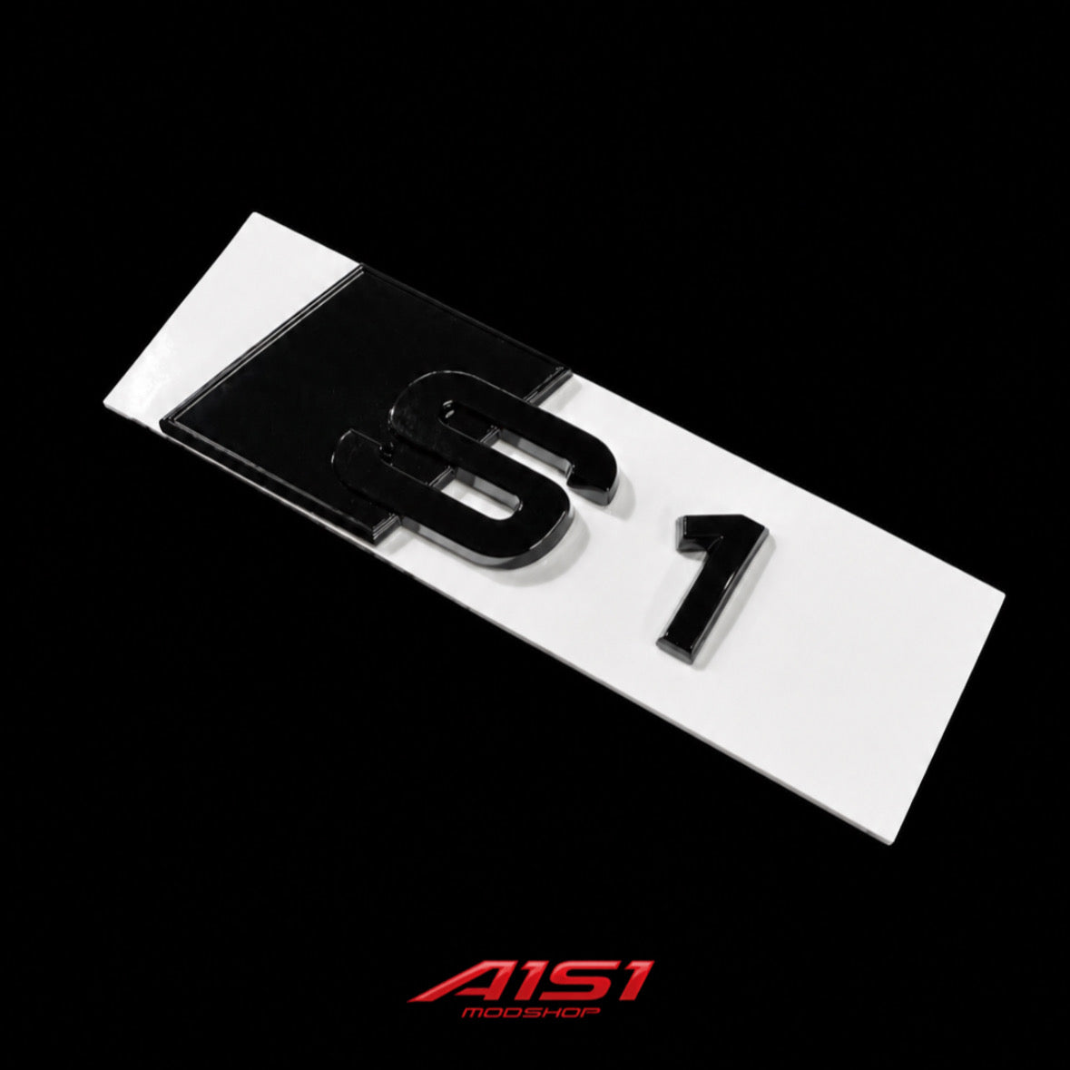 2014-2018 Audi S1 rear boot badge “S1” - BLACK