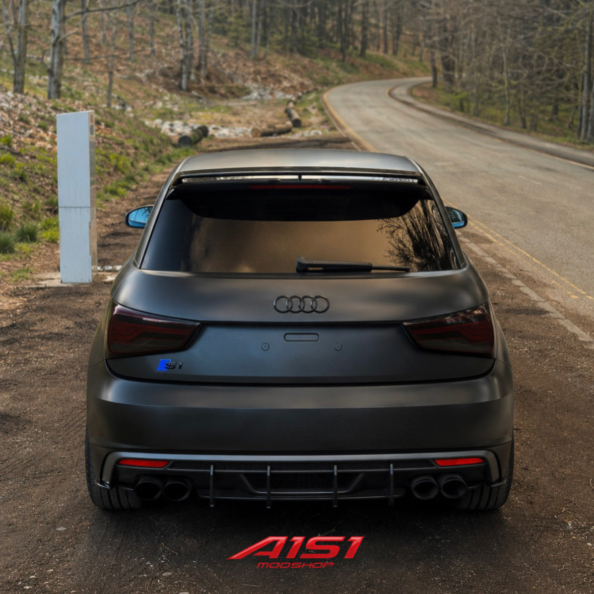 2014-2018 Audi S1 rear boot badge “S1” - BLUE